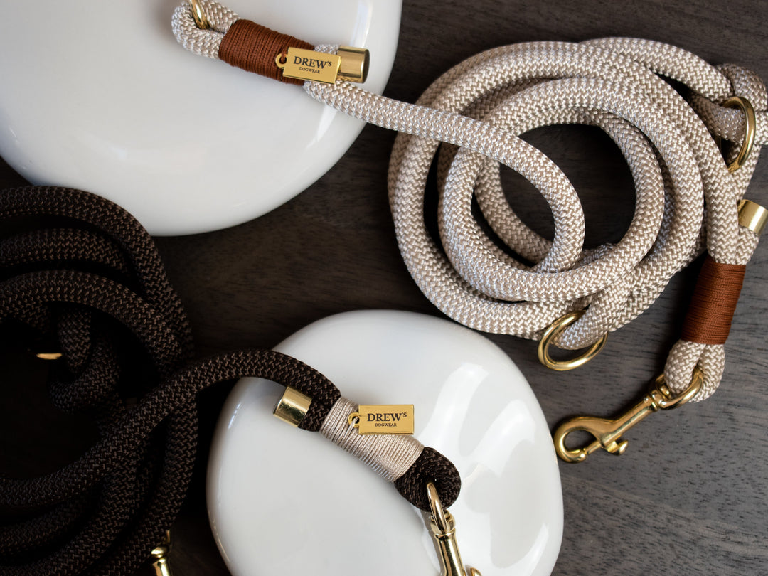 hundesnor af reb i beige