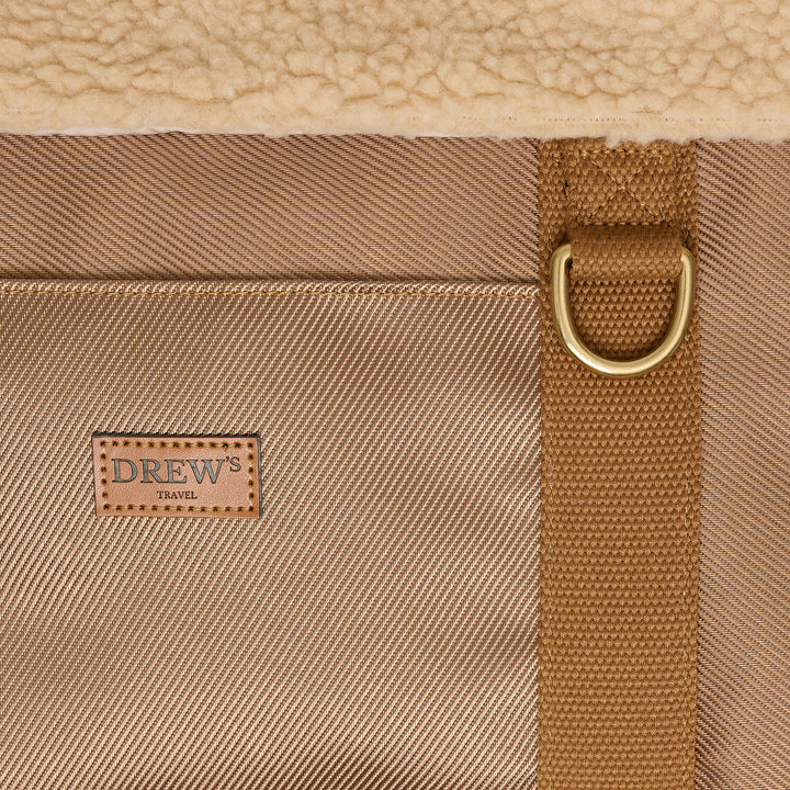 Aspen // Sporty dog bag with soft teddy fleece