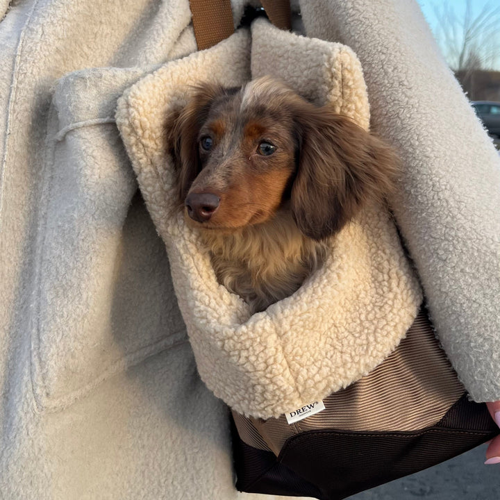 Hundetaske med gravhund i