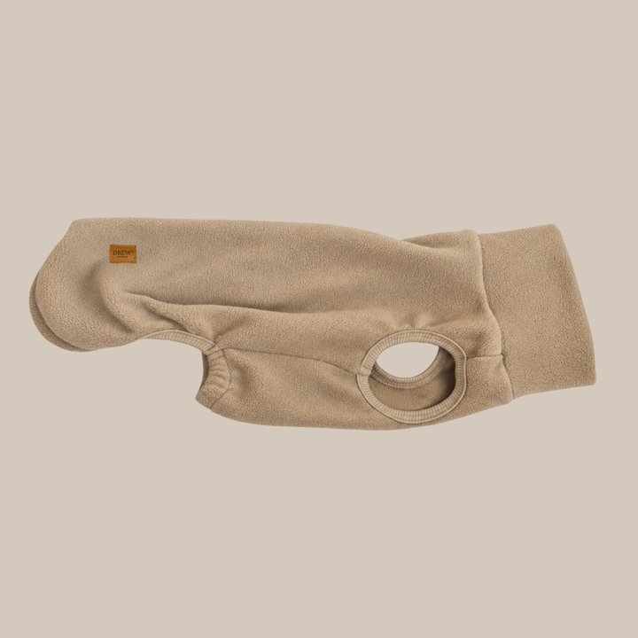 Kyoto / Fleece hundesweater gravhund (beige)