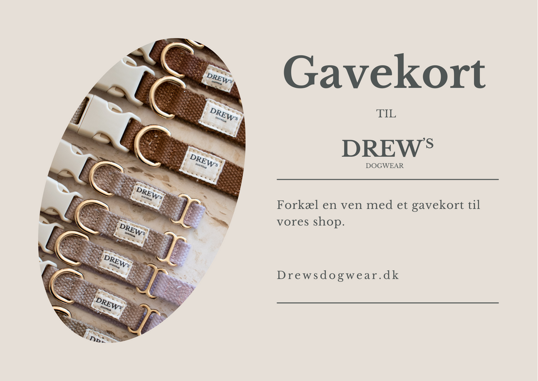 Drew's Dogwear Gavekort