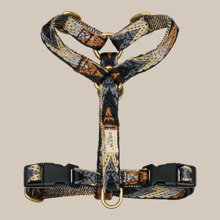 Justerbar sele brunt mønster