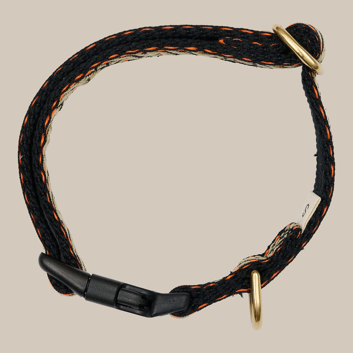 Bright Orange / Soft & adjustable dog collar