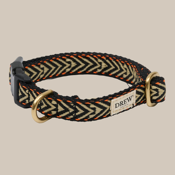 Bright Orange / Soft & adjustable dog collar