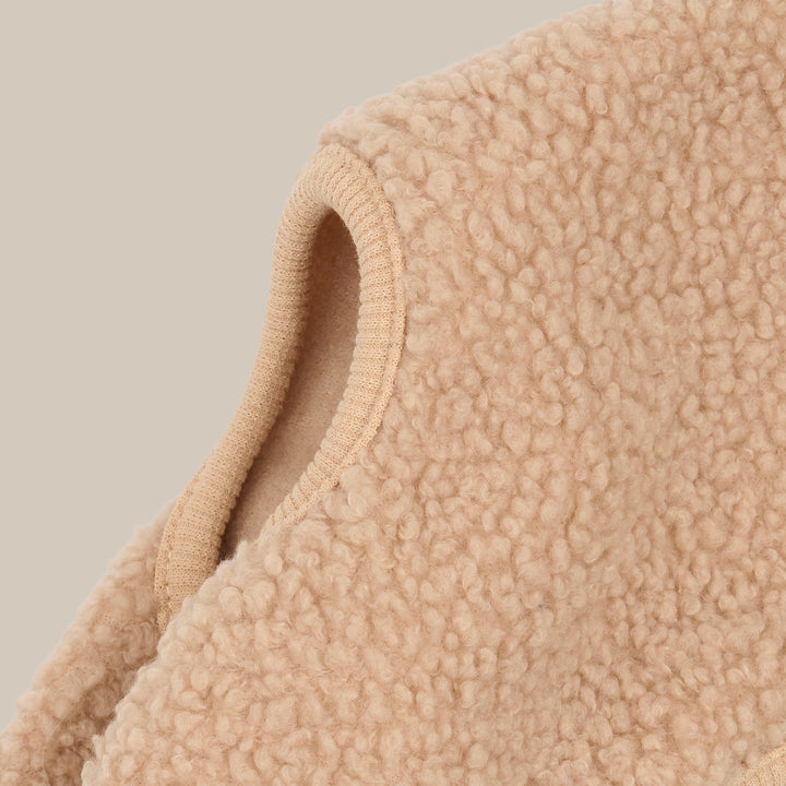 MILO // Hundesweater i blødt teddy materiale (beige)