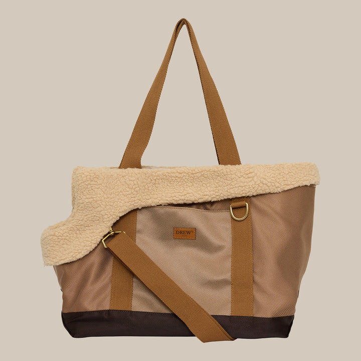 Aspen // Sportliche Hundetasche mit weichem Futter aus Teddyfleece 