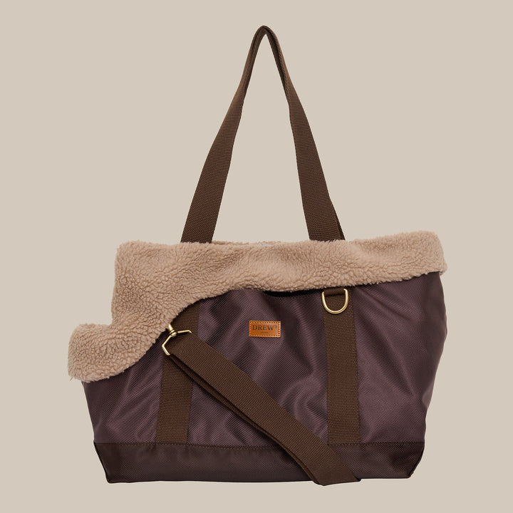 Cali // Sporty hundetaske med blødt inderfor i teddy fleece