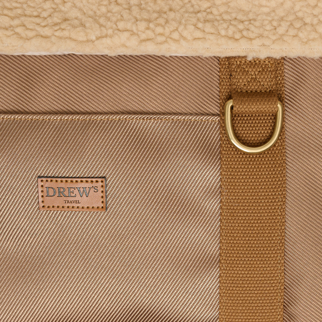 Aspen // Sportliche Hundetasche mit weichem Futter aus Teddyfleece 