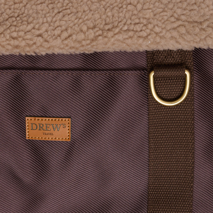 Cali // Sporty hundetaske med blødt inderfor i teddy fleece