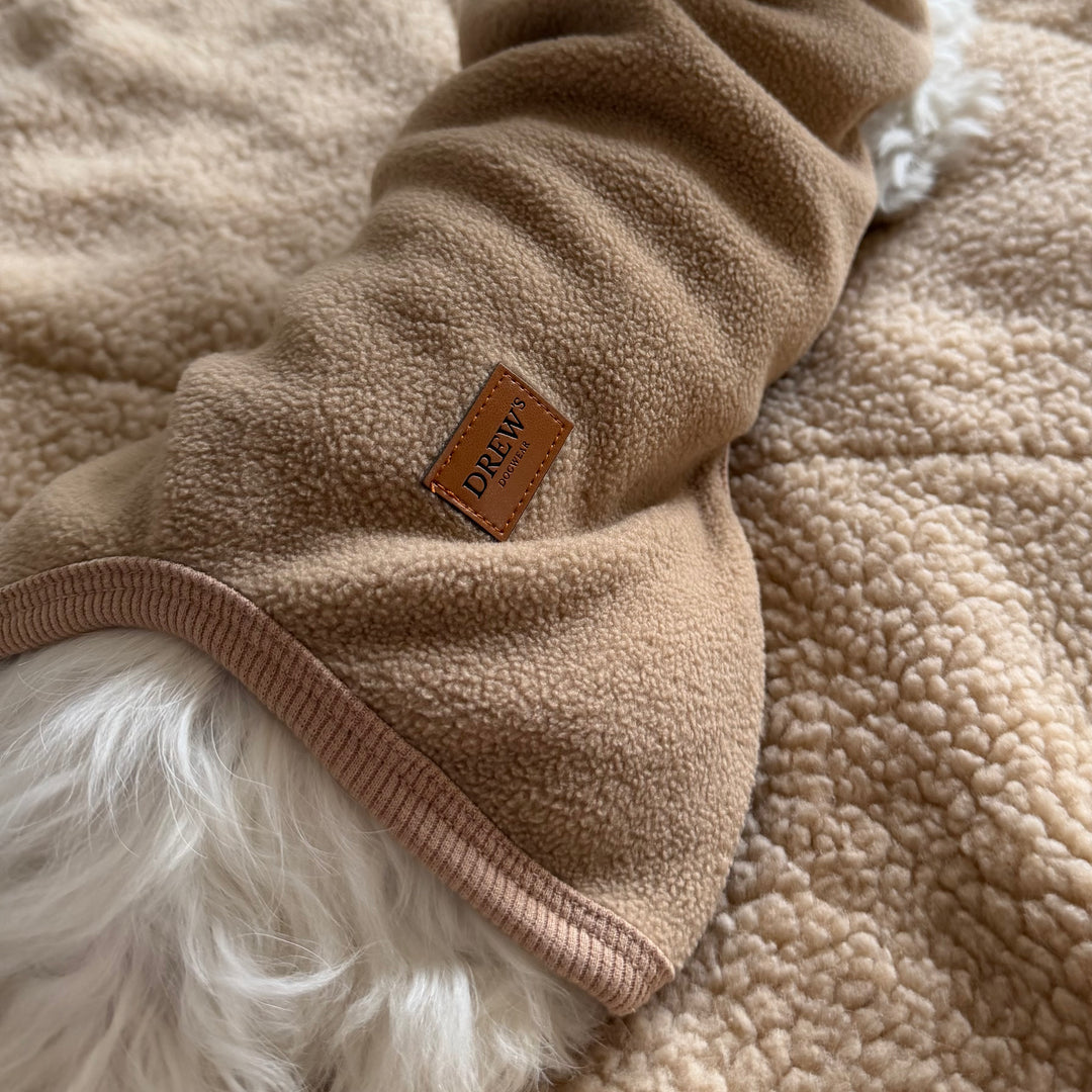 Kyoto / Fleece-Hundepullover (beige)