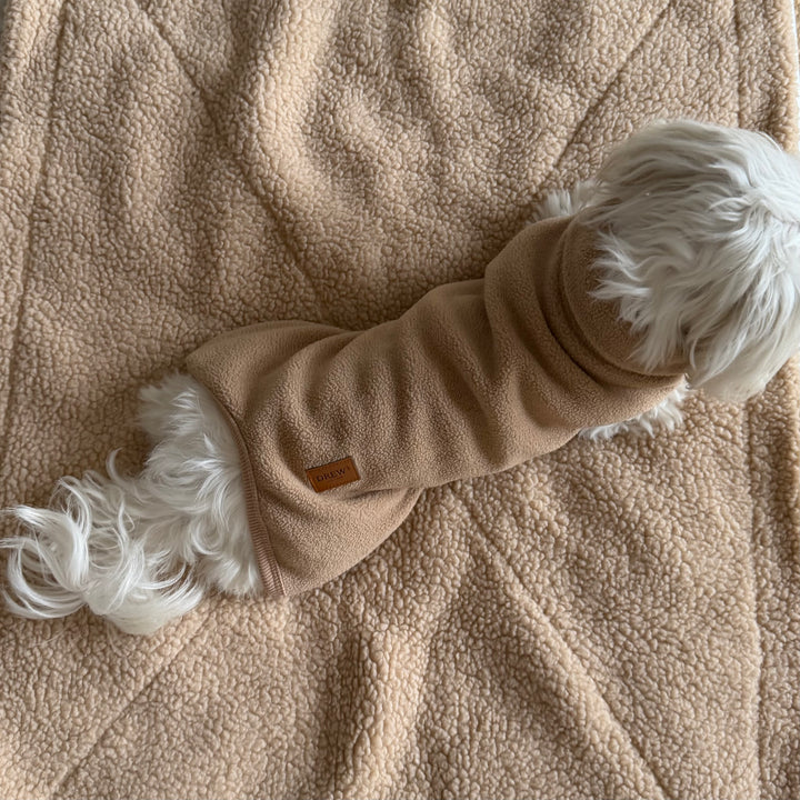 Kyoto / Fleece-Hundepullover (beige)