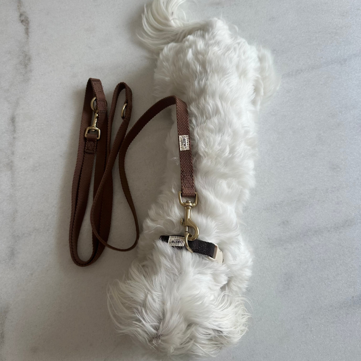 Brun / Justerbar hundesnor af bomuld (Brun)