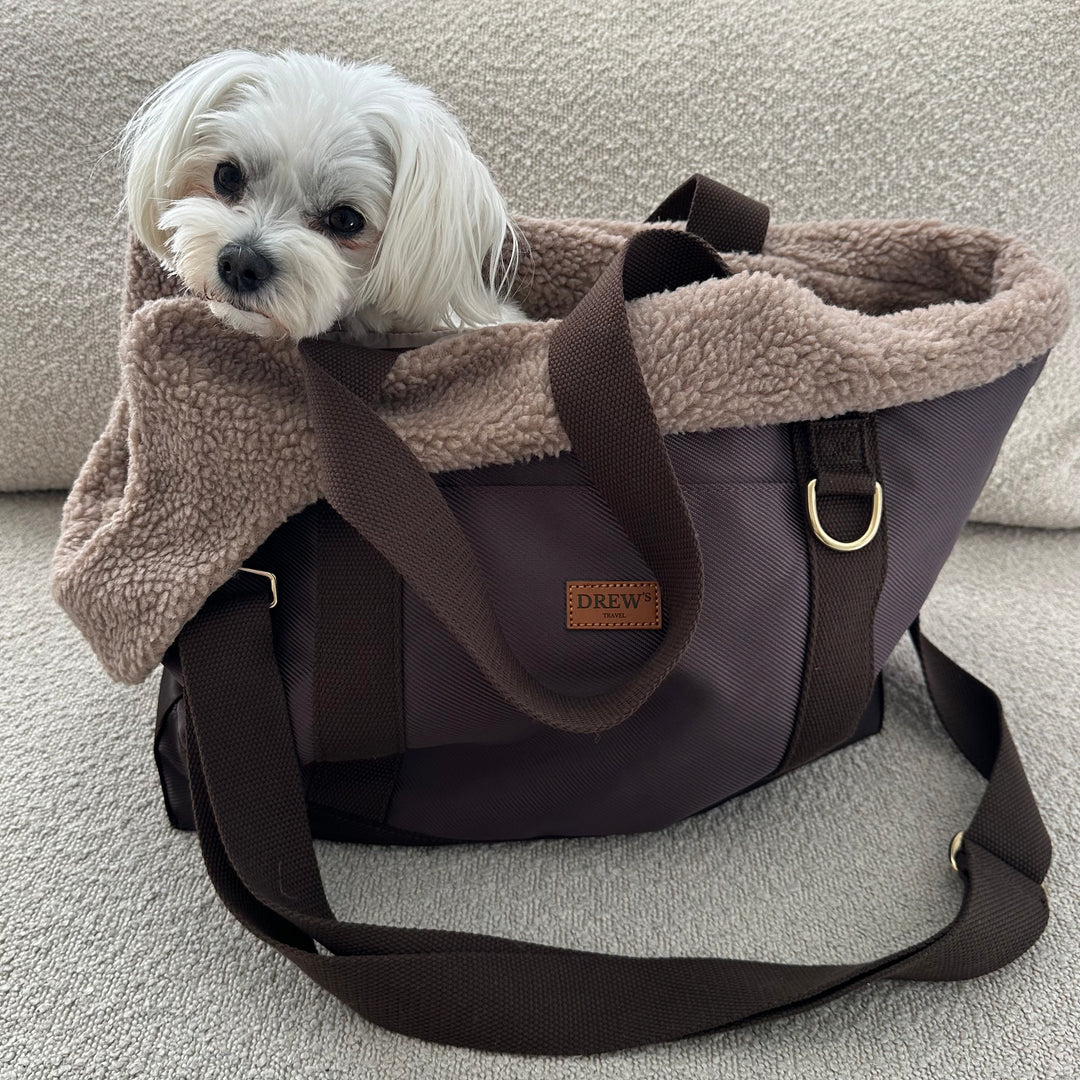 Cali // Sportliche Hundetasche mit weichem Teddyfleece-Innenfutter