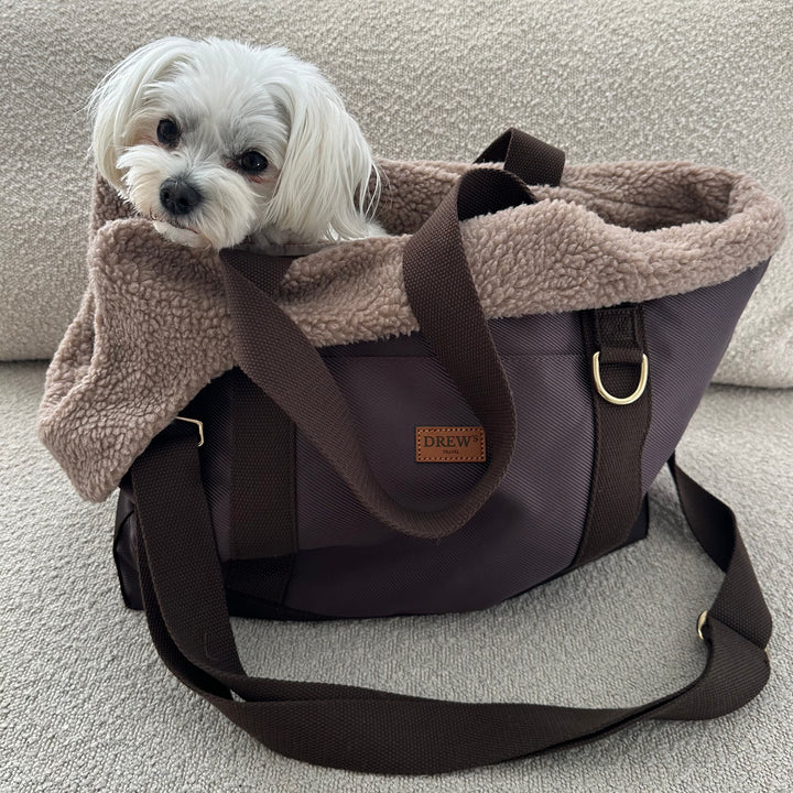 Cali // Sportliche Hundetasche mit weichem Teddyfleece-Innenfutter