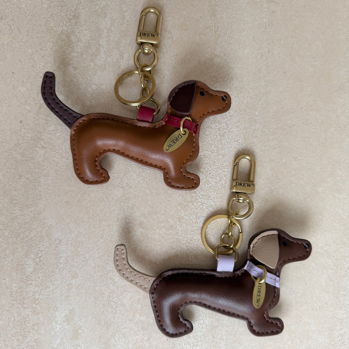 Dachshund nøgleringe til tasken