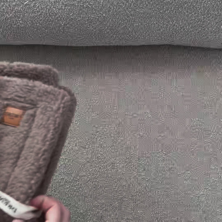 Weiche Hundedecke aus Teddyfleece - (braun)
