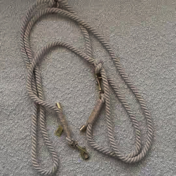 BEIGE standard / Adjustable and soft dog leash